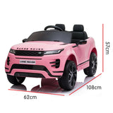 Ride On Cars: Kahuna Land Rover Licensed Kids Electric Ride On Car Remote Control - Pink