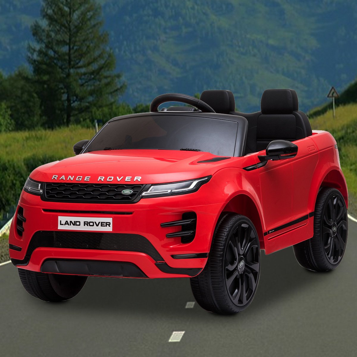 Ride On Cars: Kahuna Land Rover Licensed Kids Electric Ride On Car Remote Control - Red
