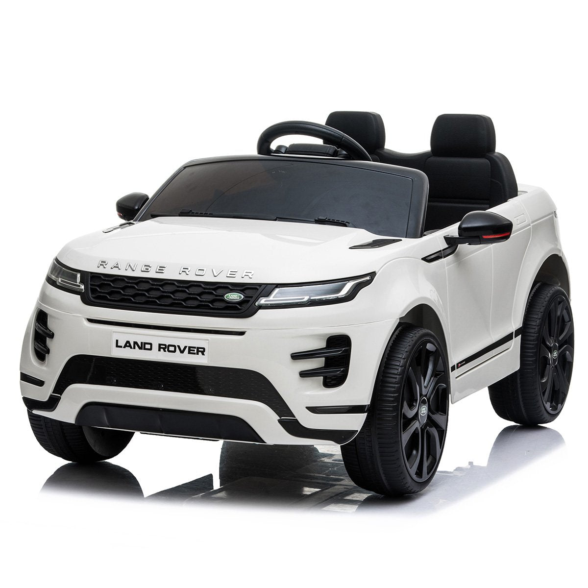 Ride On Cars: Kahuna Land Rover Licensed Kids Electric Ride On Car Remote Control - White