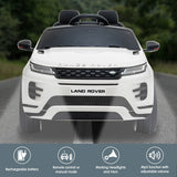 Ride On Cars: Kahuna Land Rover Licensed Kids Electric Ride On Car Remote Control - White