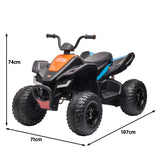 Ride On Cars: Kahuna MCL35 McLaren Toy Ride On Electric Quad Bike - Black