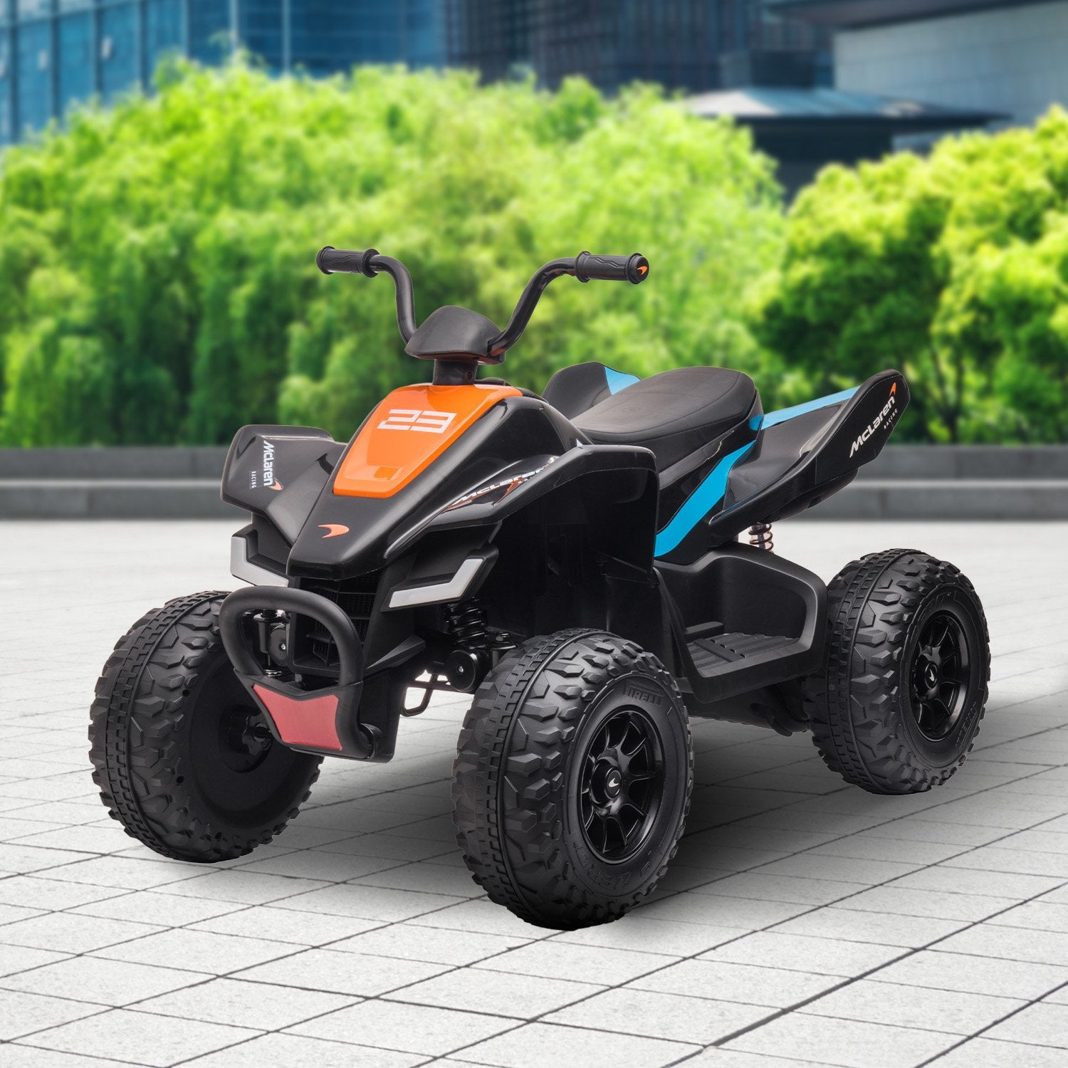 Ride On Cars: Kahuna MCL35 McLaren Toy Ride On Electric Quad Bike - Black