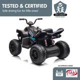 Ride On Cars: Kahuna MCL35 McLaren Toy Ride On Electric Quad Bike - Black