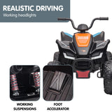 Ride On Cars: Kahuna MCL35 McLaren Toy Ride On Electric Quad Bike - Black