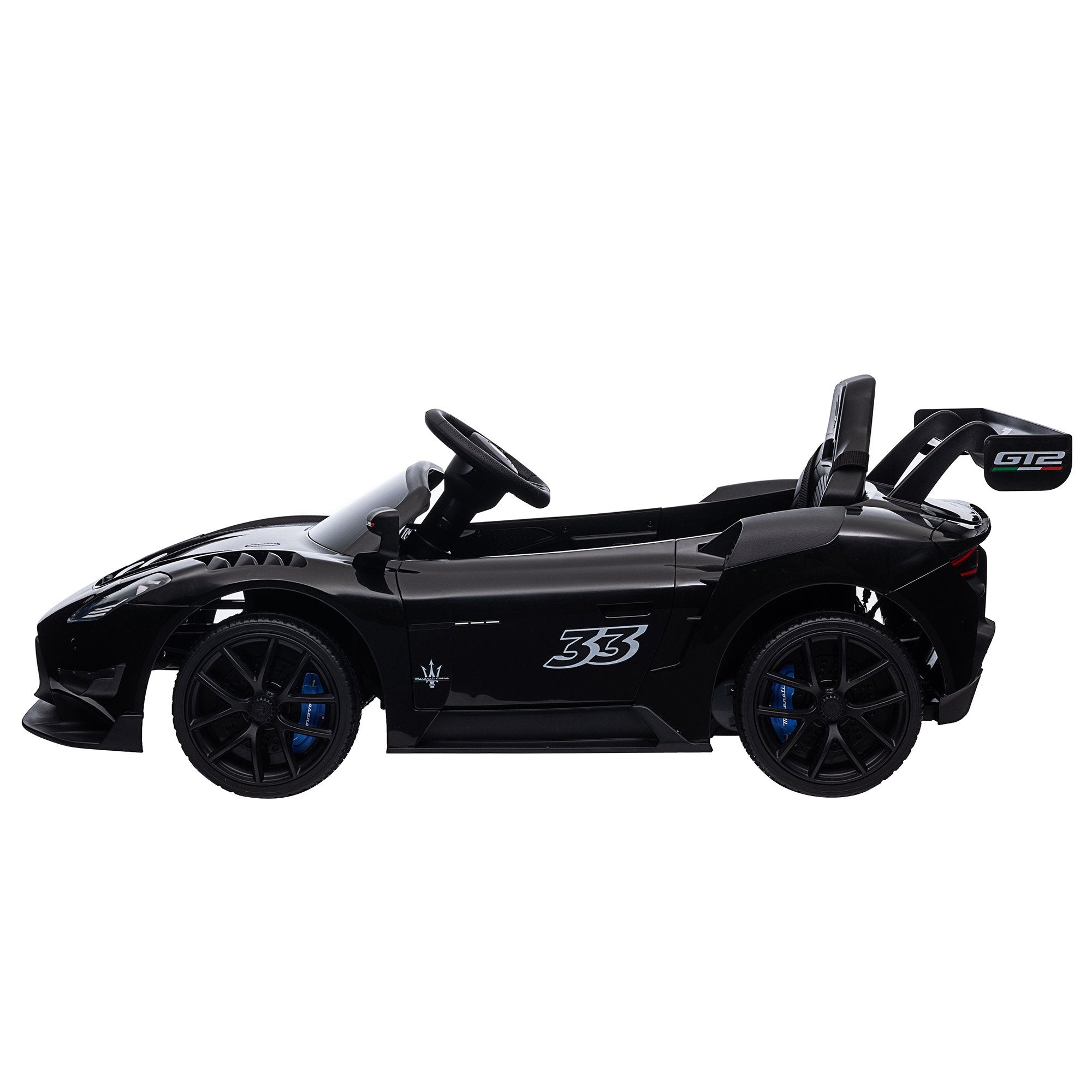 Ride On Cars: Kahuna Maserati MC20 GT2 Licensed Electric Kids Ride On Race Car Black