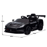 Ride On Cars: Kahuna Maserati MC20 GT2 Licensed Electric Kids Ride On Race Car Black