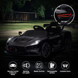 Ride On Cars: Kahuna Maserati MC20 GT2 Licensed Electric Kids Ride On Race Car Black