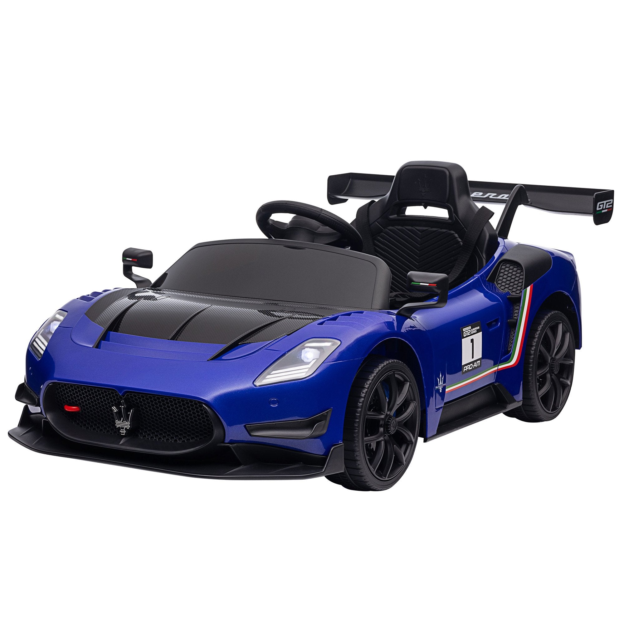 Ride On Cars: Kahuna Maserati MC20 GT2 Licensed Electric Kids Ride On Race Car Blue