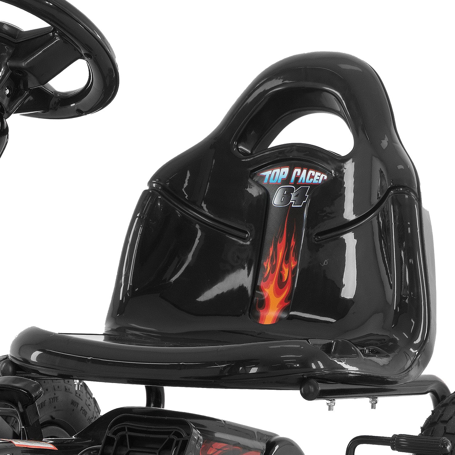 Go-karts: Kahuna G95 Kids Ride On Pedal-Powered Go Kart - Black