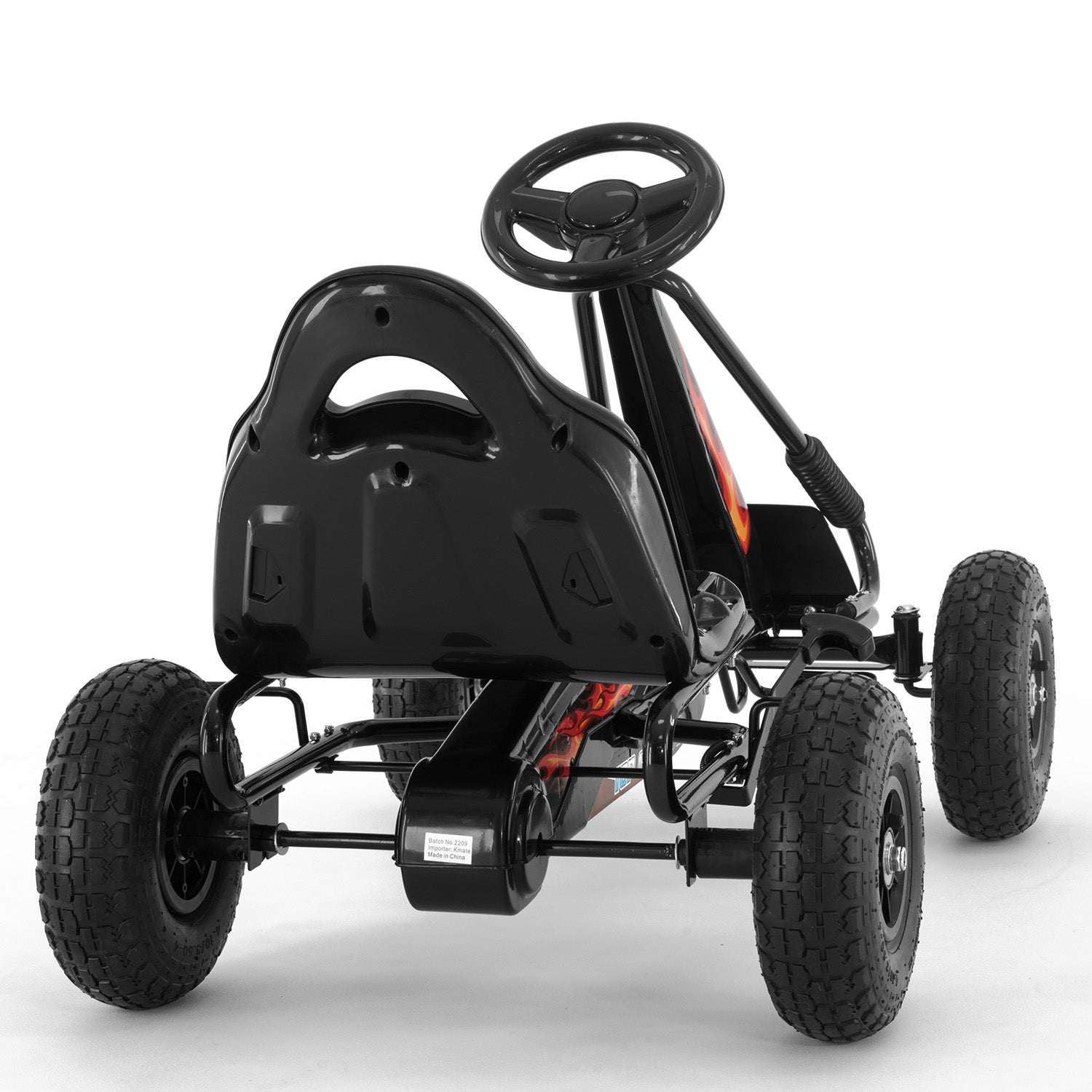 Go-karts: Kahuna G95 Kids Ride On Pedal-Powered Go Kart - Black