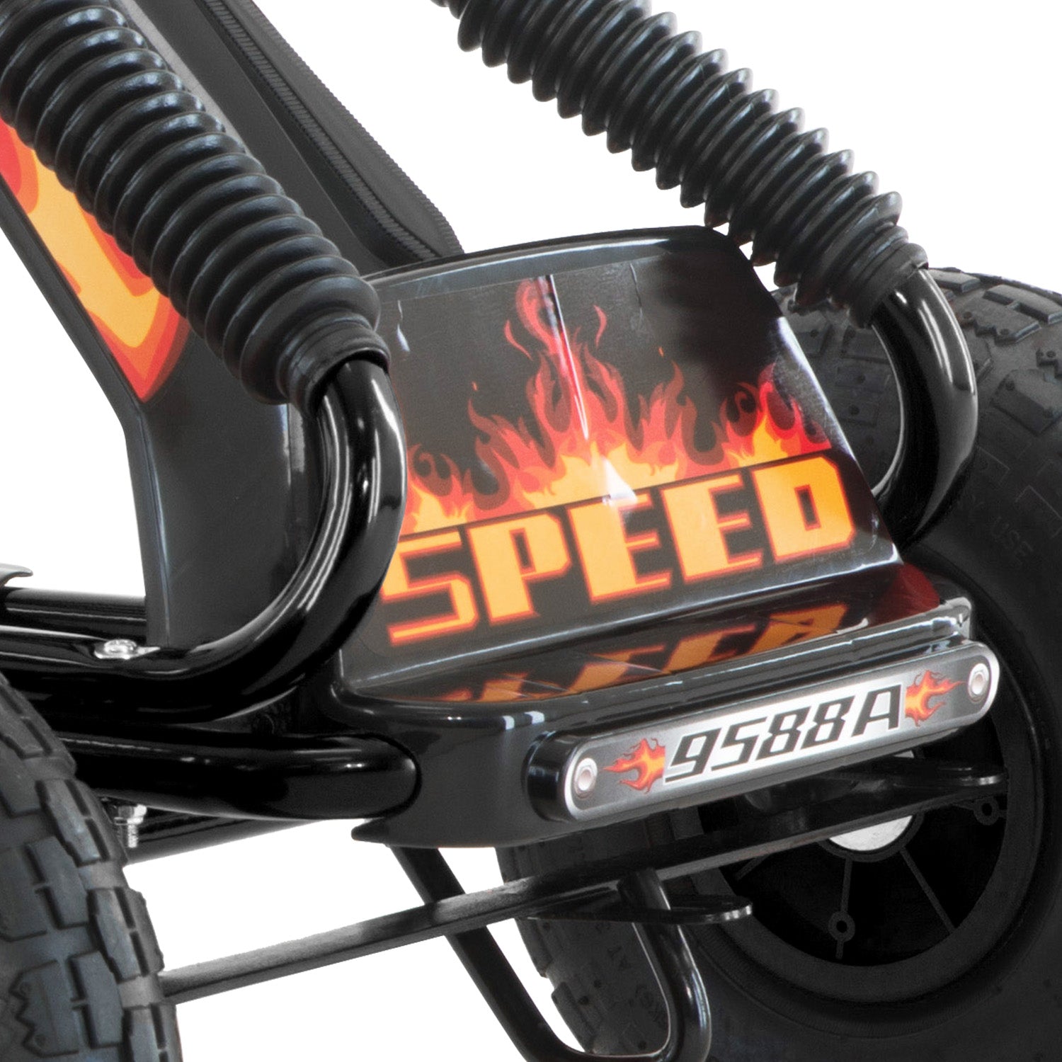 Go-karts: Kahuna G95 Kids Ride On Pedal-Powered Go Kart - Black
