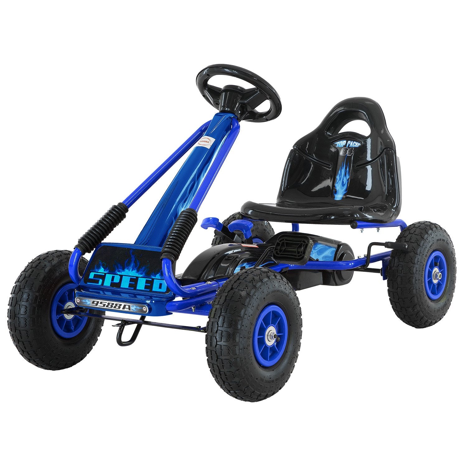 Go-karts: Kahuna G95 Kids Ride On Pedal Go Kart - Blue