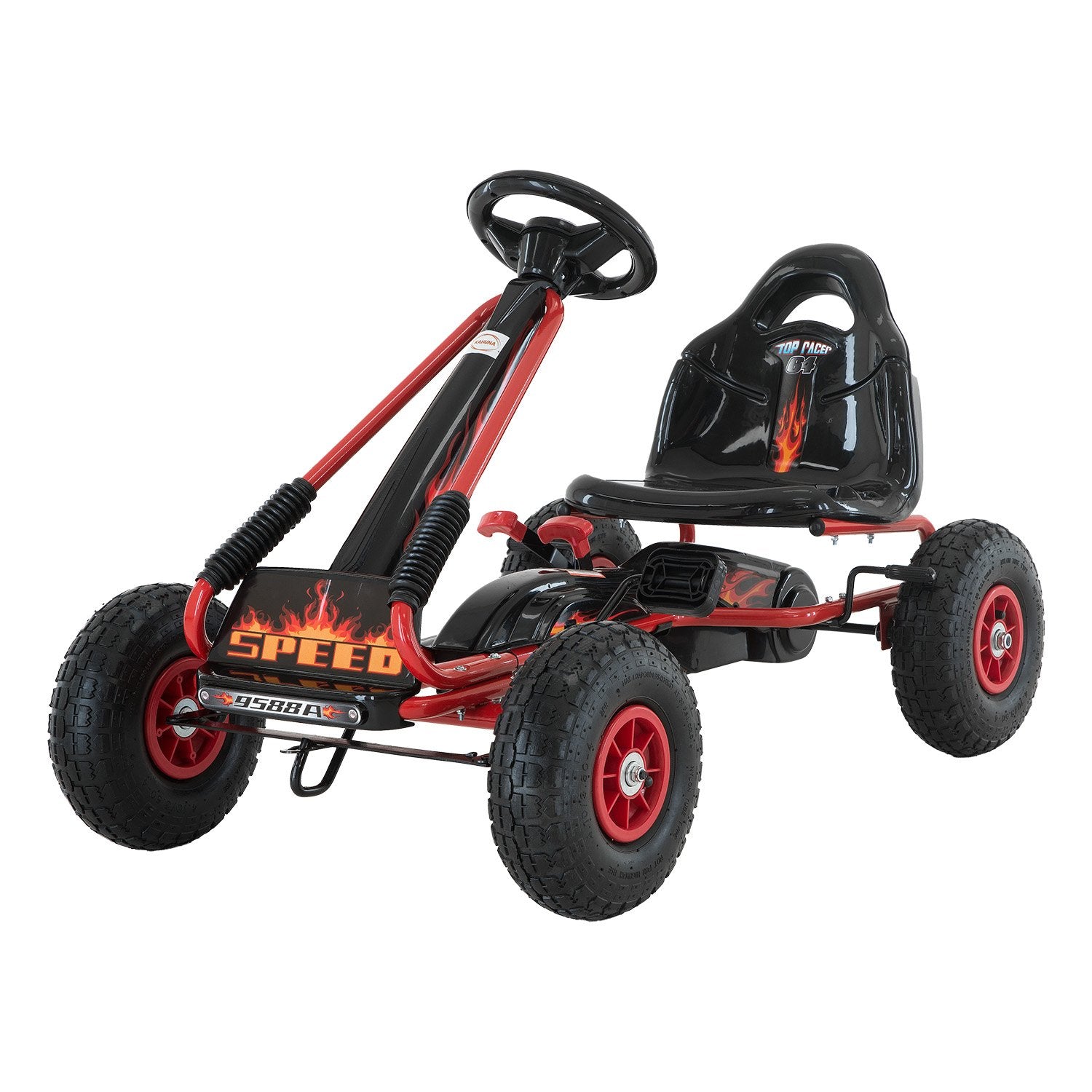 Go-karts: Kahuna G95 Kids Ride On Pedal-Powered Go Kart  - Red