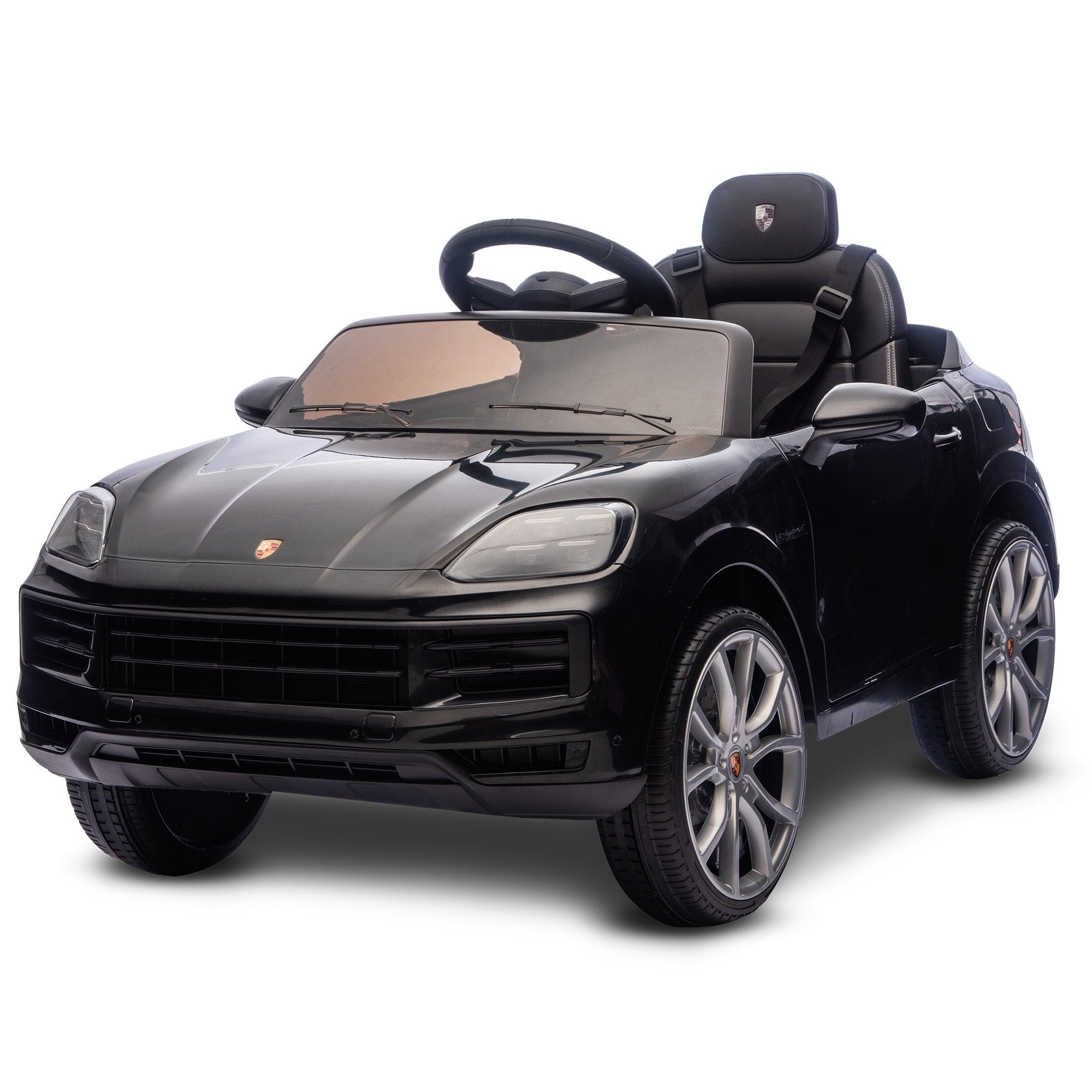 Ride On Cars: Kahuna Porsche Cayenne E Hybrid Coupe Licensed Kids Electric Ride On Car w/Remote Control 50W Dual Motors Speed Settings