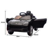 Ride On Cars: Kahuna Porsche Cayenne E Hybrid Coupe Licensed Kids Electric Ride On Car w/Remote Control 50W Dual Motors Speed Settings