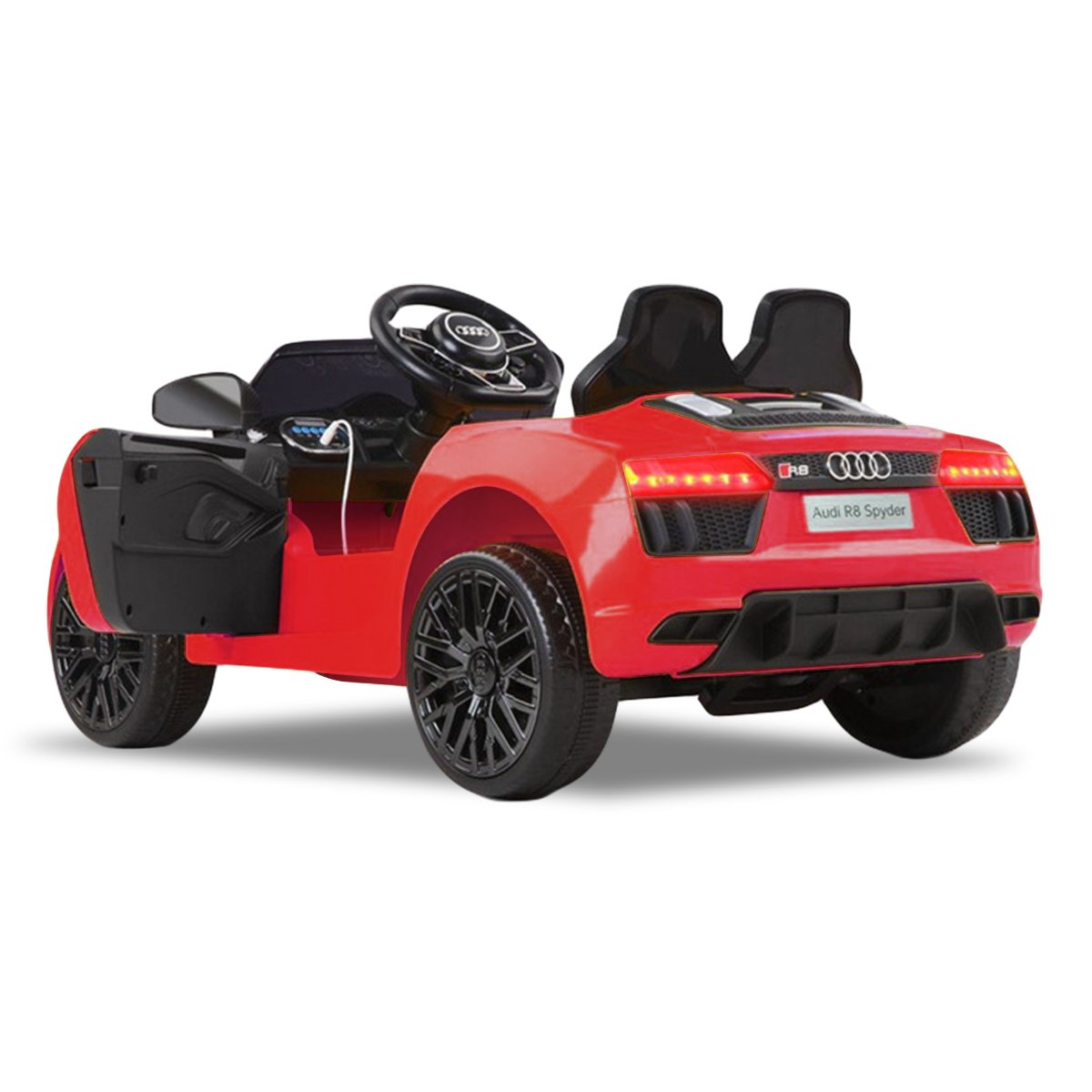 Ride On Cars: Kahuna Kahuna R8 Spyder Audi Licensed Kids Electric Ride On Car Remote Control - Red
