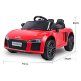 Ride On Cars: Kahuna Kahuna R8 Spyder Audi Licensed Kids Electric Ride On Car Remote Control - Red