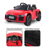 Ride On Cars: Kahuna Kahuna R8 Spyder Audi Licensed Kids Electric Ride On Car Remote Control - Red