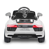 Ride On Cars: Kahuna Kahuna R8 Spyder Audi Licensed Kids Electric Ride On Car Remote Control - White