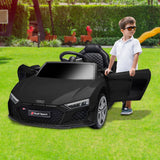 Ride On Cars: Kahuna Audi Sport Licensed Kids Electric Ride On Car Remote Control - Black