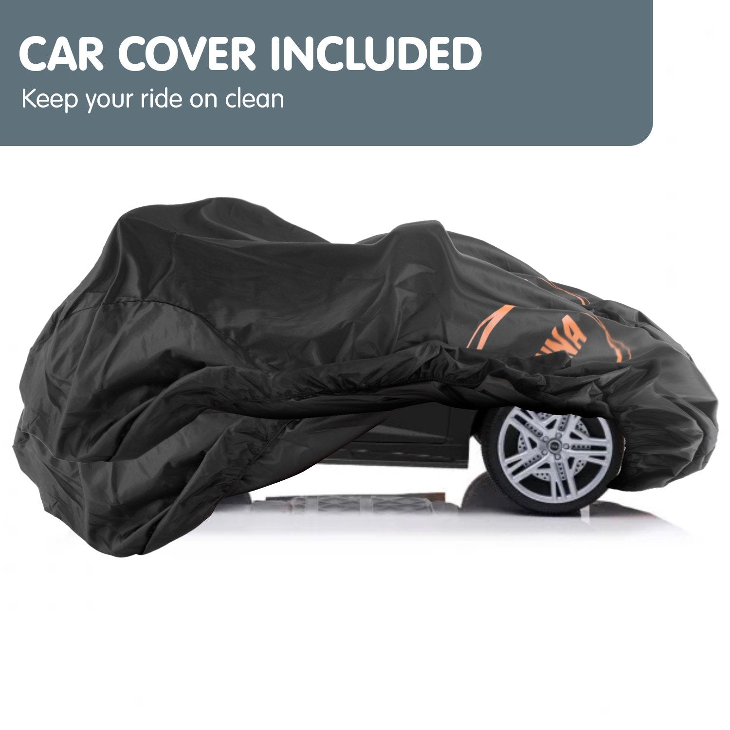 Ride On Cars: Kahuna Audi Sport Licensed Kids Electric Ride On Car Remote Control - Black