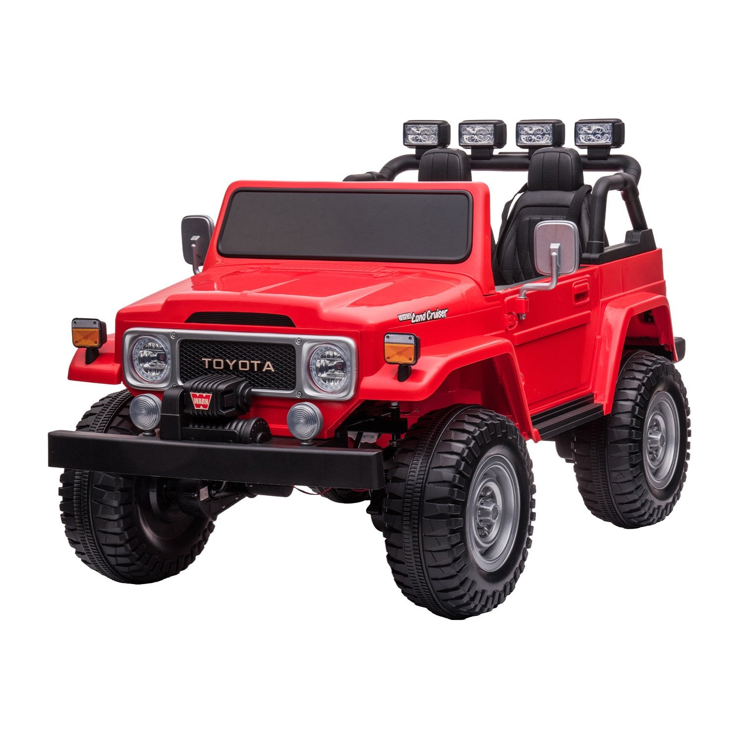 Ride On Cars: Kahuna Licensed Toyota FJ-40 Electric Kids Ride On Car by Kahuna - Red