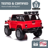Ride On Cars: Kahuna Licensed Toyota FJ-40 Electric Kids Ride On Car by Kahuna - Red