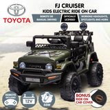 Ride On Cars: Kahuna Authorised Toyota FJ Cruiser Kids Electric Ride On Car - Green