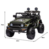 Ride On Cars: Kahuna Authorised Toyota FJ Cruiser Kids Electric Ride On Car - Green