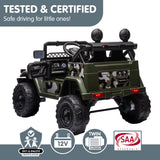 Ride On Cars: Kahuna Authorised Toyota FJ Cruiser Kids Electric Ride On Car - Green