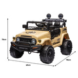 Ride On Cars: Kahuna Authorised Toyota Fj Cruiser Kids Electric Ride On Car - Khaki