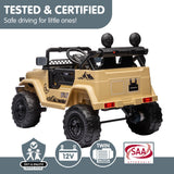 Ride On Cars: Kahuna Authorised Toyota Fj Cruiser Kids Electric Ride On Car - Khaki