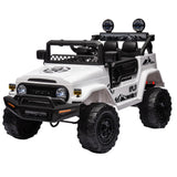 Ride On Cars: Kahuna Authorized Toyota Electric Kids Ride-on Car Fj Cruiser - White