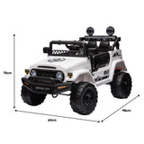 Ride On Cars: Kahuna Authorized Toyota Electric Kids Ride-on Car Fj Cruiser - White