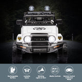 Ride On Cars: Kahuna Authorized Toyota Electric Kids Ride-on Car Fj Cruiser - White
