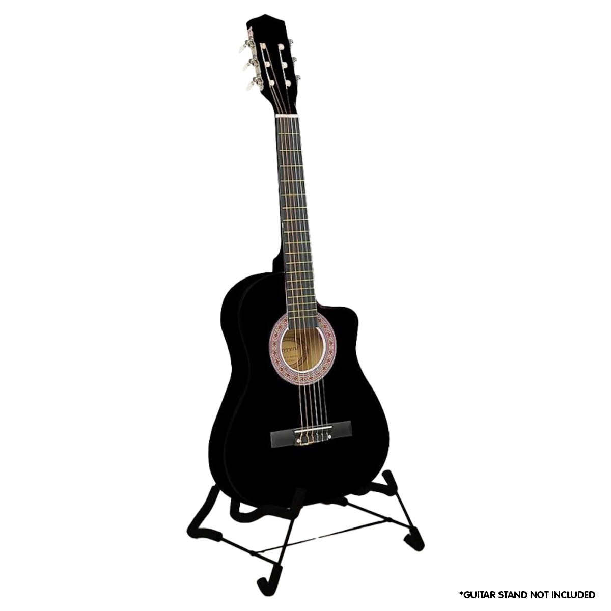 Guitars: Karrera Childrens Acoustic Guitar Kids - Black