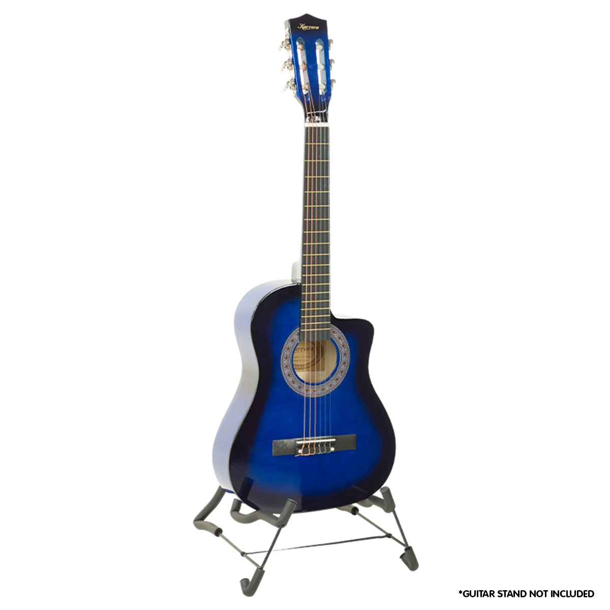 Guitars: Karrera Childrens Acoustic Guitar Kids - Blue