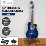 Guitars: Karrera Childrens Acoustic Guitar Kids - Blue