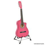 Guitars: Karrera Childrens Acoustic Guitar Kids - Pink