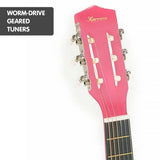 Guitars: Karrera Childrens Acoustic Guitar Kids - Pink