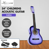 Guitars: Karrera Childrens Acoustic Guitar Kids - Purple