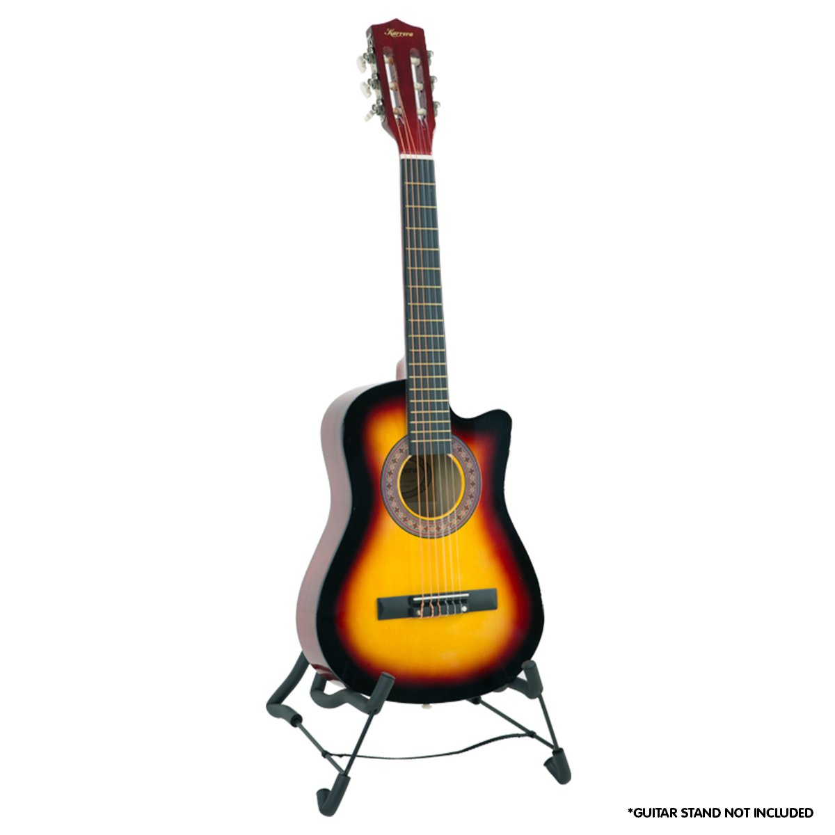 Guitars: Karrera Childrens Acoustic Guitar Kids - Sunburst