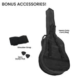 Guitars: Karrera 38in Cutaway Acoustic Guitar with guitar bag - Purple Burst