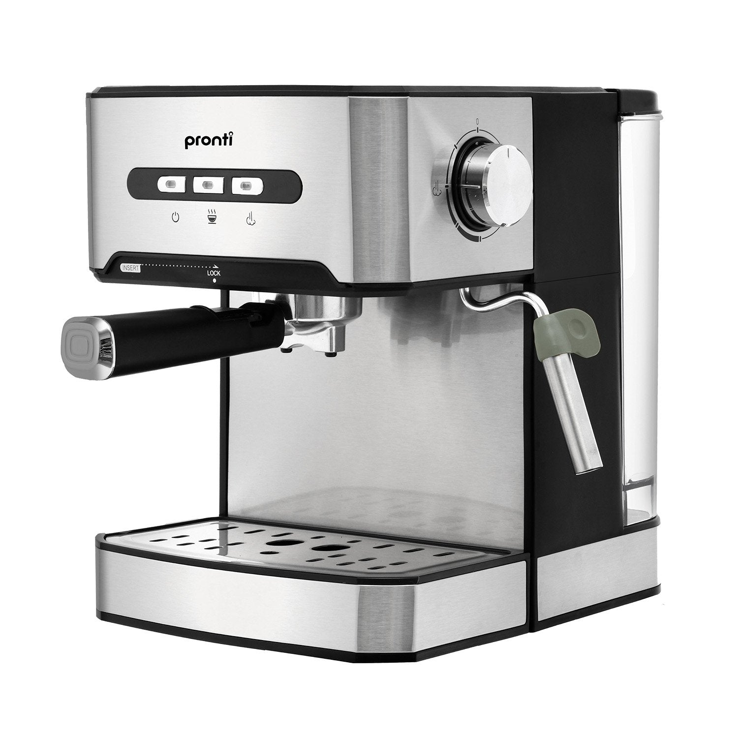 Coffee Machines & Accessories: Pronti 1.6L Automatic Coffee Espresso Machine with Steam Frother