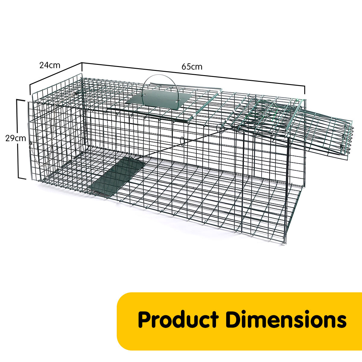 Animal Traps: Klika Humane Live Animal Trap Possum Rat Rabbit Hare Catcher Folding Cage