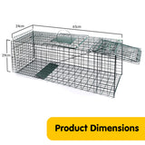 Animal Traps: Klika Humane Live Animal Trap Possum Rat Rabbit Hare Catcher Folding Cage