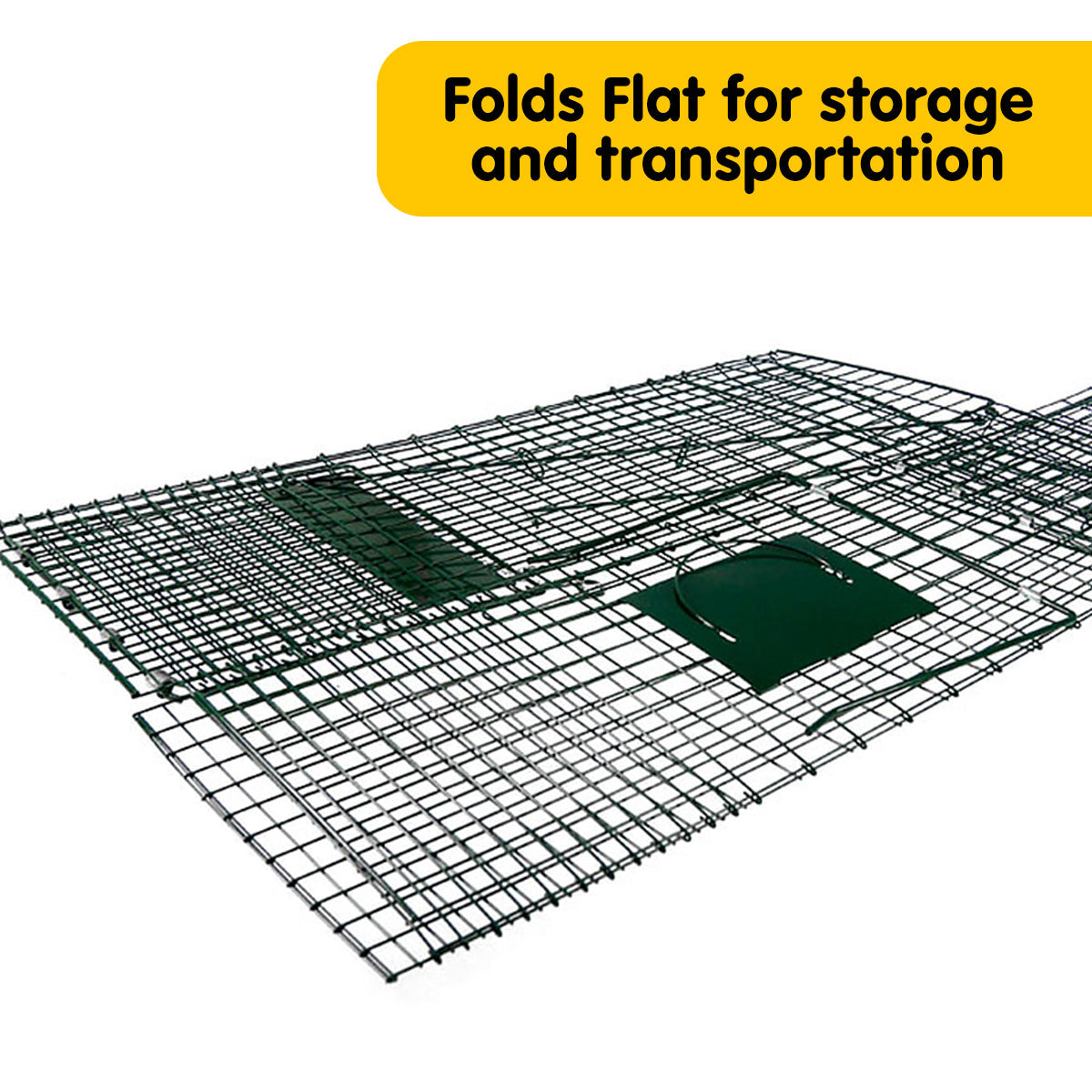 Animal Traps: Klika Humane Live Animal Trap Possum Rat Rabbit Hare Catcher Folding Cage