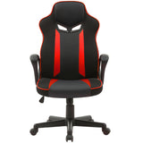 Office & Desk Chairs: Sarantino Fayzo Racing Reclining Office Gaming Chair Black And Red Adjustable Computer Desk Seat With Adjustable Height, Breathable Mesh Back, Padded Armrests