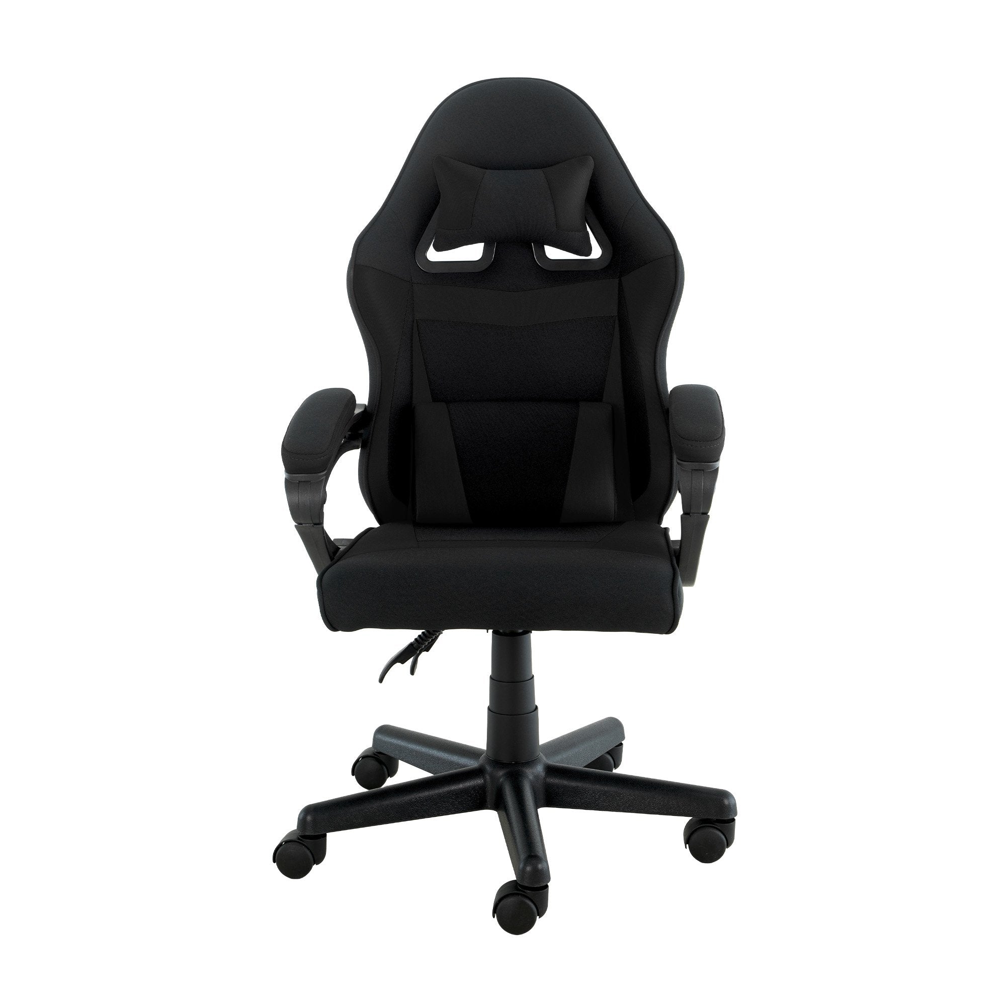 Office & Desk Chairs: Sarantino Antre Kids Study Gaming Chair Black Adjustable Computer Desk Seat Racing Inspired-look With Adjustable Height, Ergonomic Back Support, Padded Armrests
