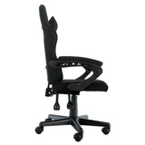 Office & Desk Chairs: Sarantino Antre Kids Study Gaming Chair Black Adjustable Computer Desk Seat Racing Inspired-look With Adjustable Height, Ergonomic Back Support, Padded Armrests